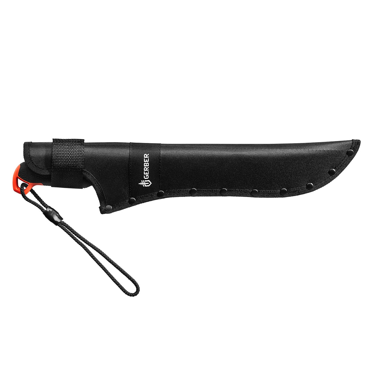Machete compacto Clearpath filo mixto negro/naranja GERBER