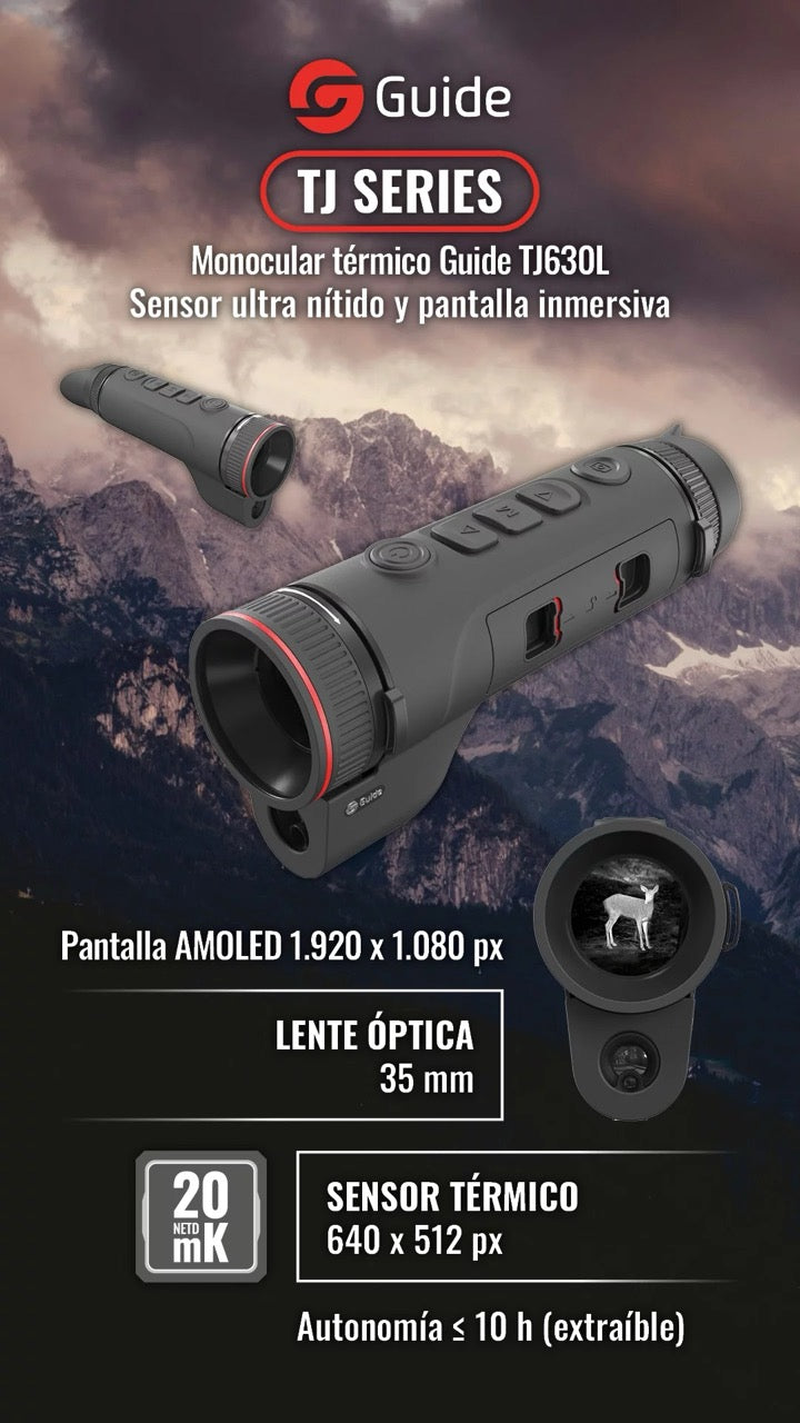 Monocular térmico GUIDE TJ630L LRF