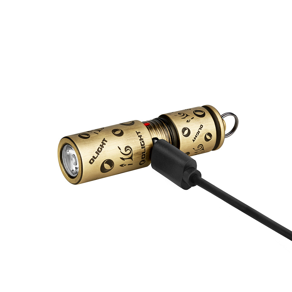 Linterna llavero recargable Olight i16 Brass Anniversary – E.L. 16º aniversario