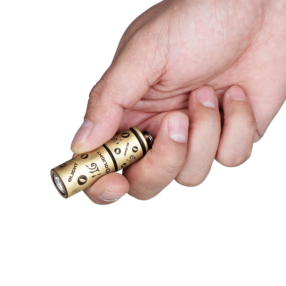Linterna llavero recargable Olight i16 Brass Anniversary – E.L. 16º aniversario