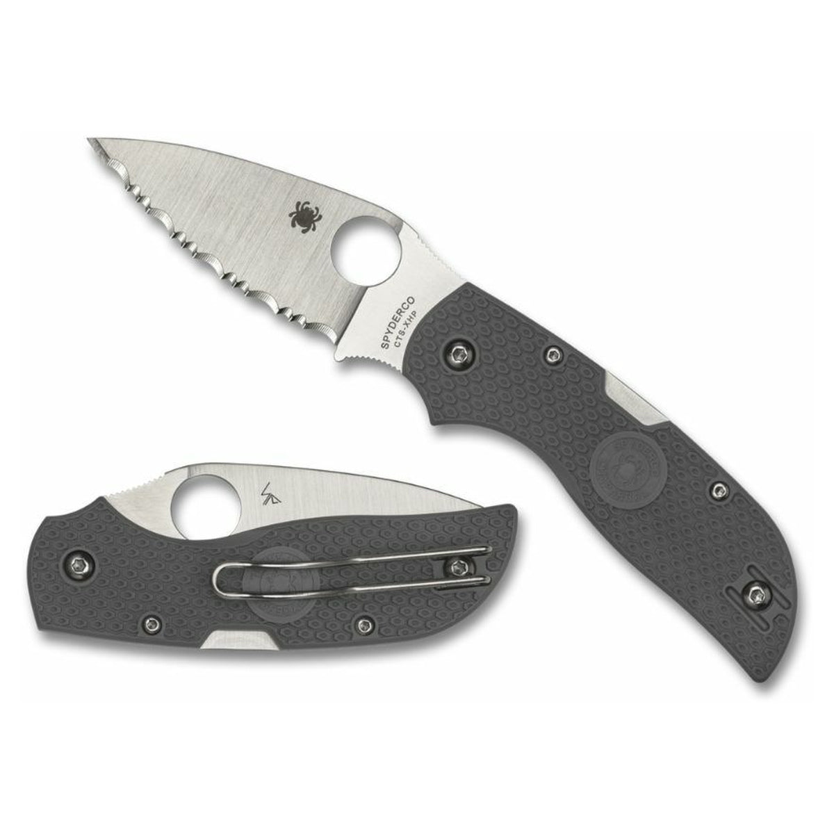 Navaja Spyderco Chaparral FRN Filo Serrado · vista 1