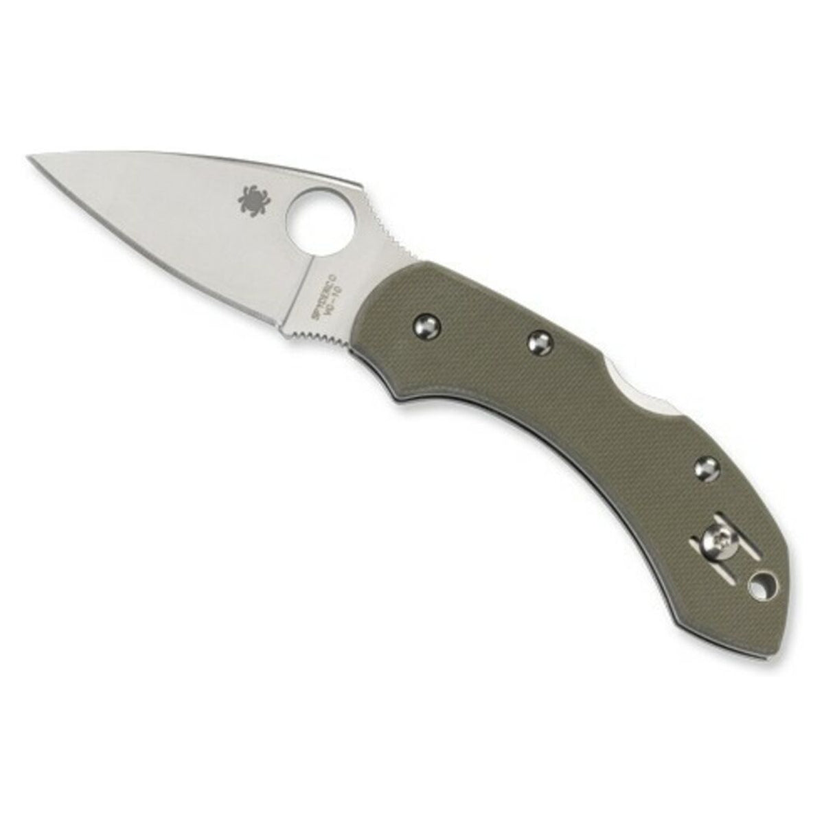 Navaja Spyderco Dragonfly G10 Foliage Green · vista 1