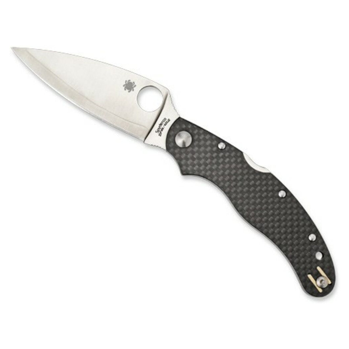 Navaja Spyderco Caly 3,5 Fibra de carbono · vista 4