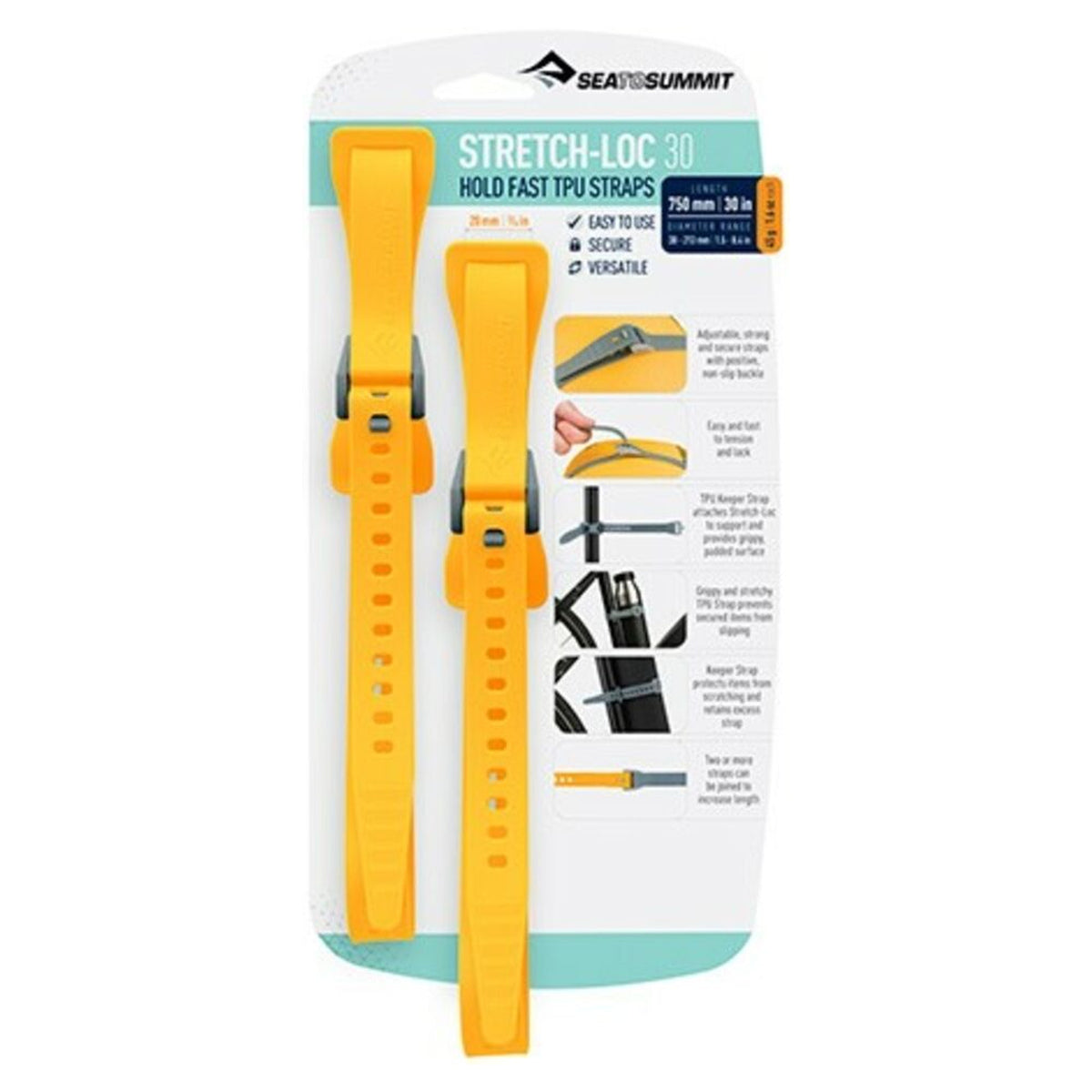 Correas Sea to Summit Stretch-Loc™ · vista 8