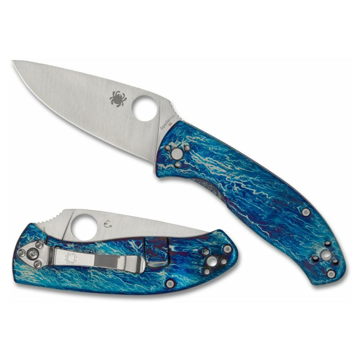 Navaja Spyderco Tenacious R.I.L. Disarray · vista 7
