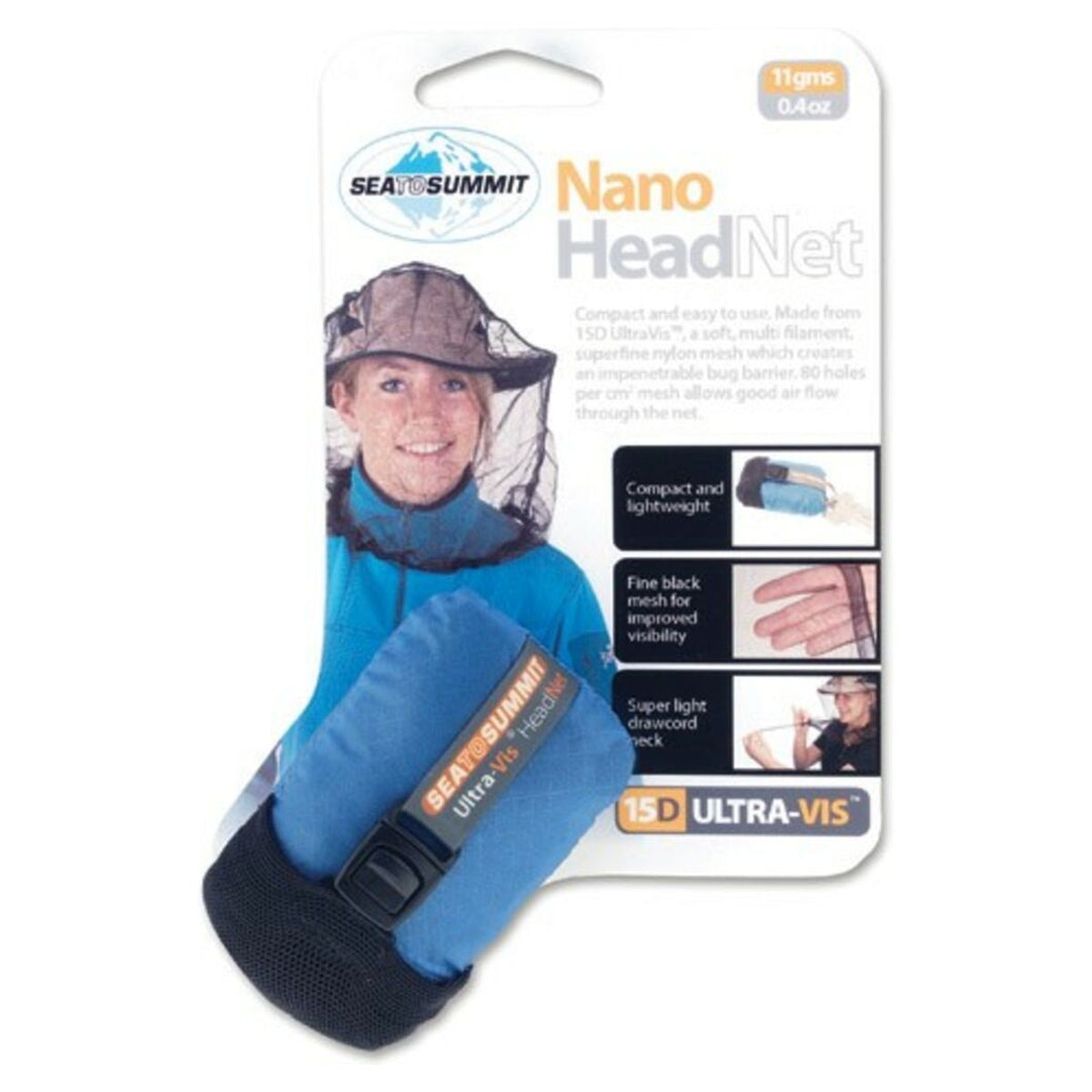 Mosquitera para cabeza ligera Sea to Summit Nano · vista 2