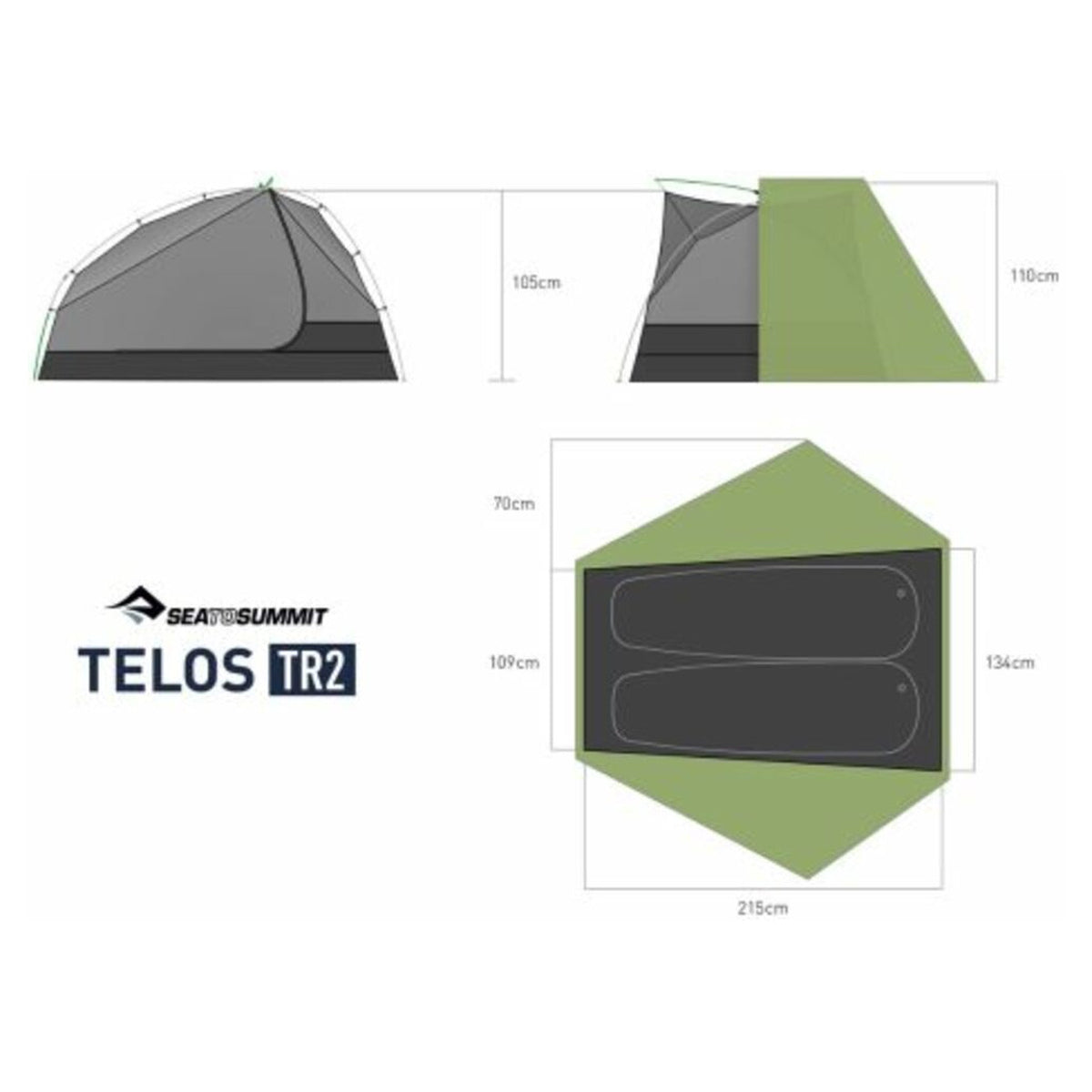 Tienda de campaña Sea to Summit Telos · vista 26