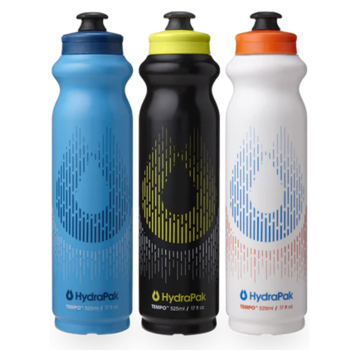 Pack de 3 botellas reutilizables HydraPak Tempo · vista 1