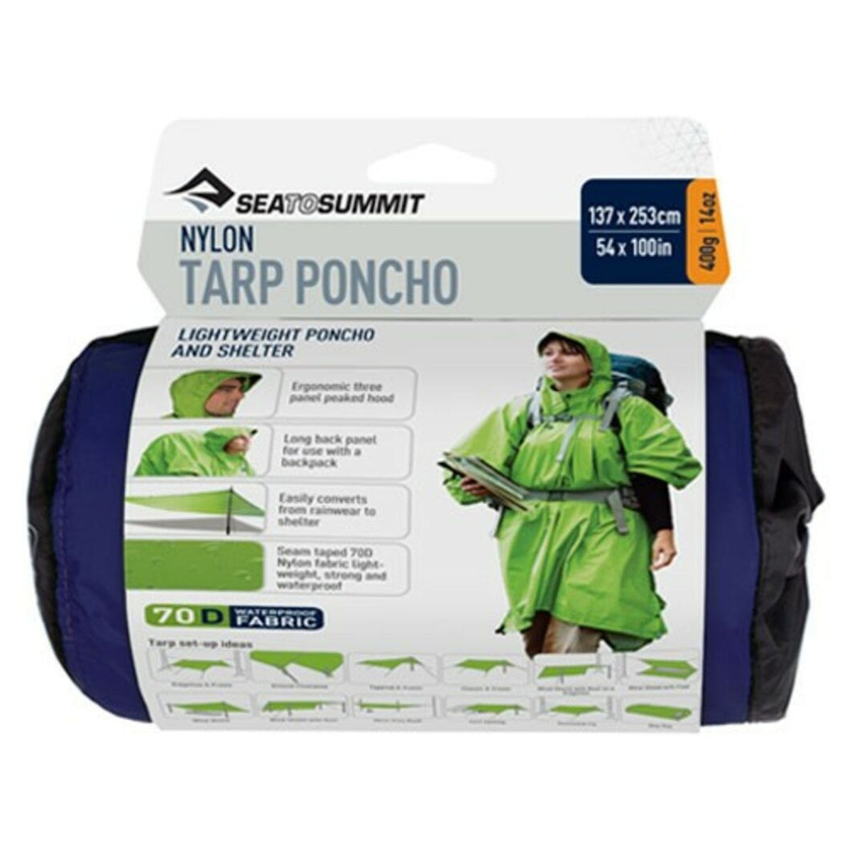 Poncho impermeable de Nylon Sea to Summit · vista 4