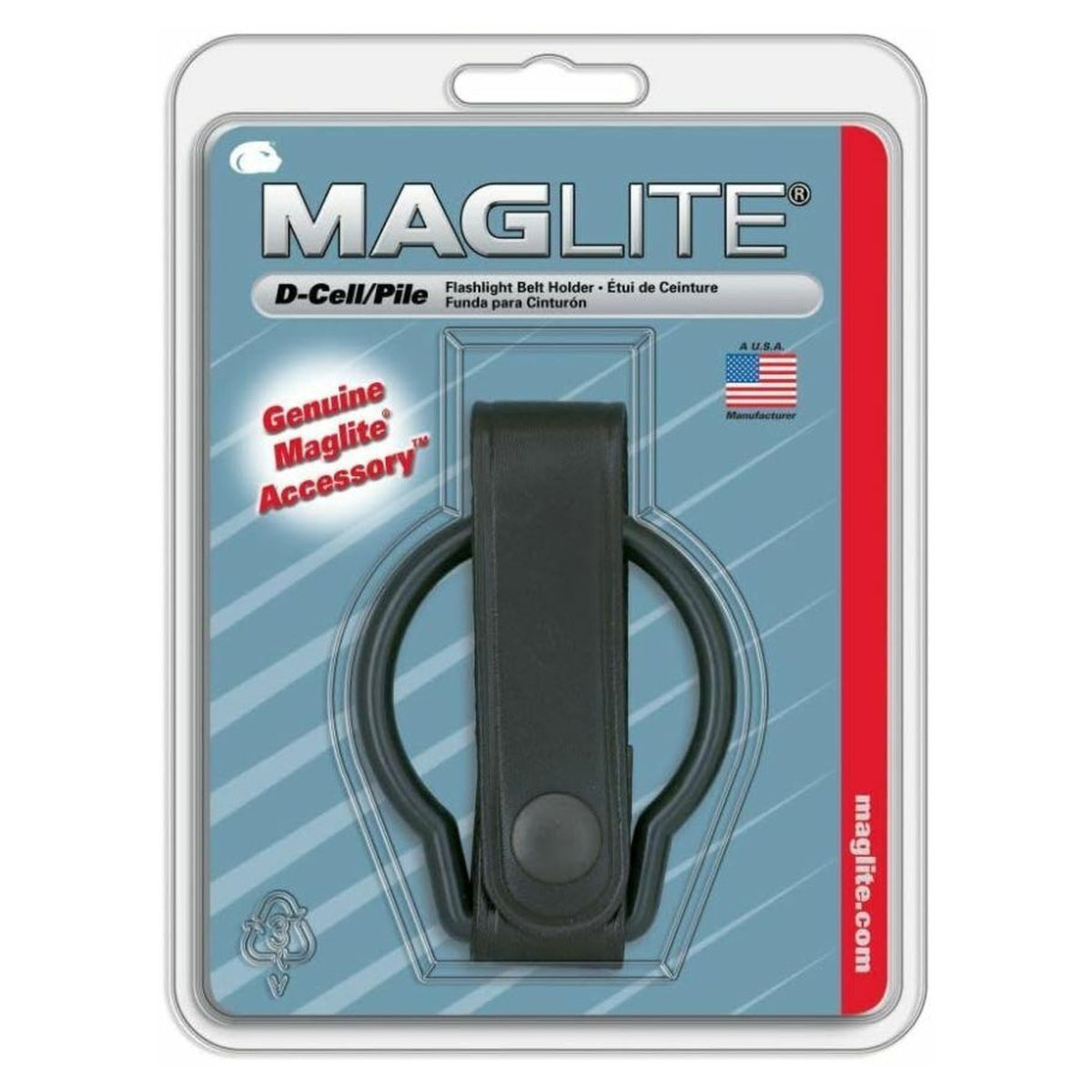 Anilla cinturón con cuero para linternas Maglite · vista 1