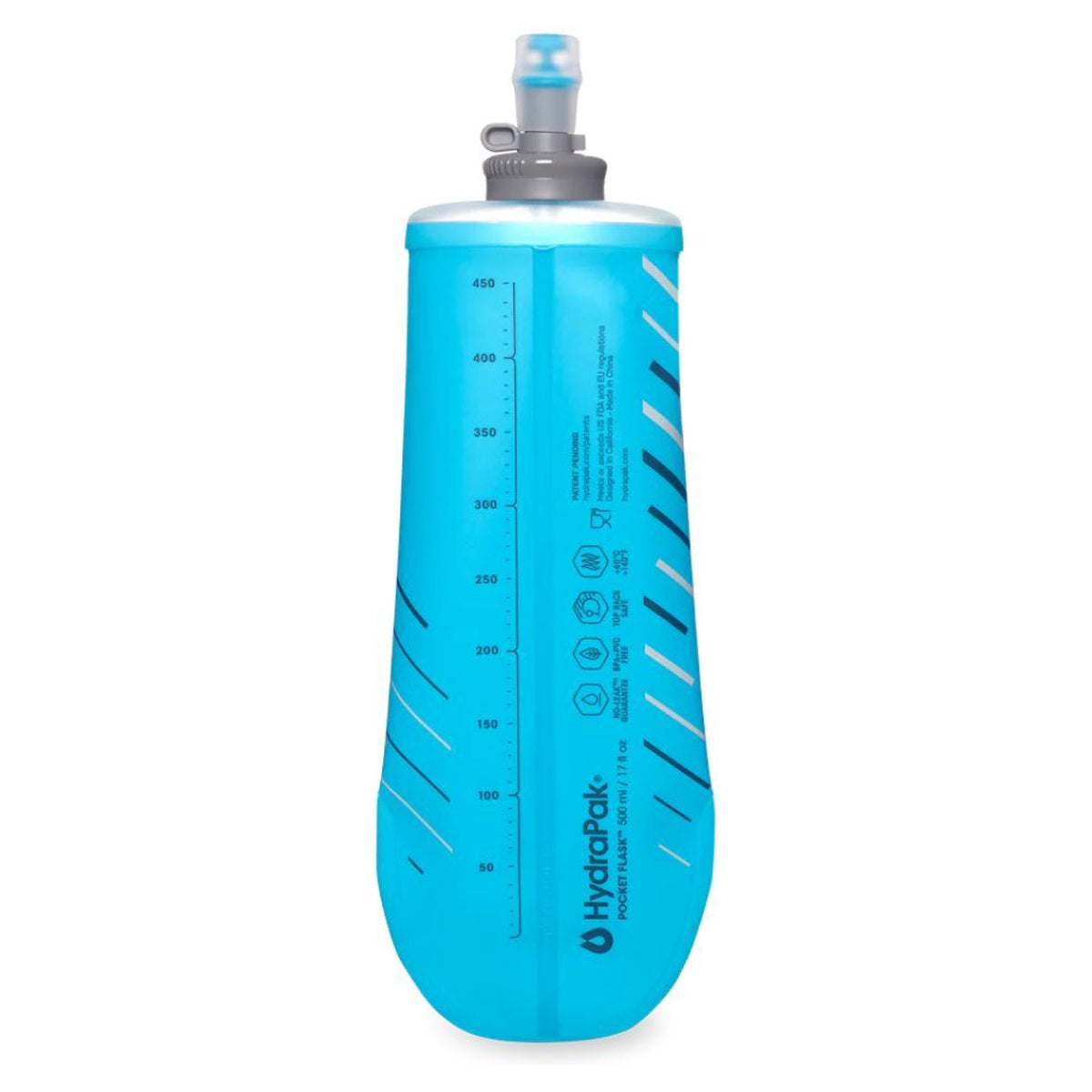 Botella reutilizable flexible HydraPak PocketFlask 500 ml · vista 3