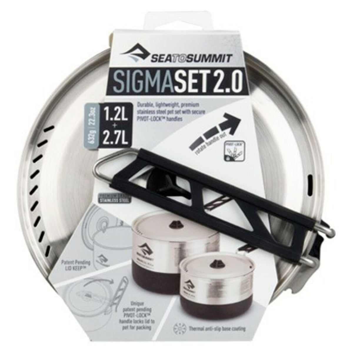 Set ollas para camping Sea to Summit SigmaSet 2 · vista 2
