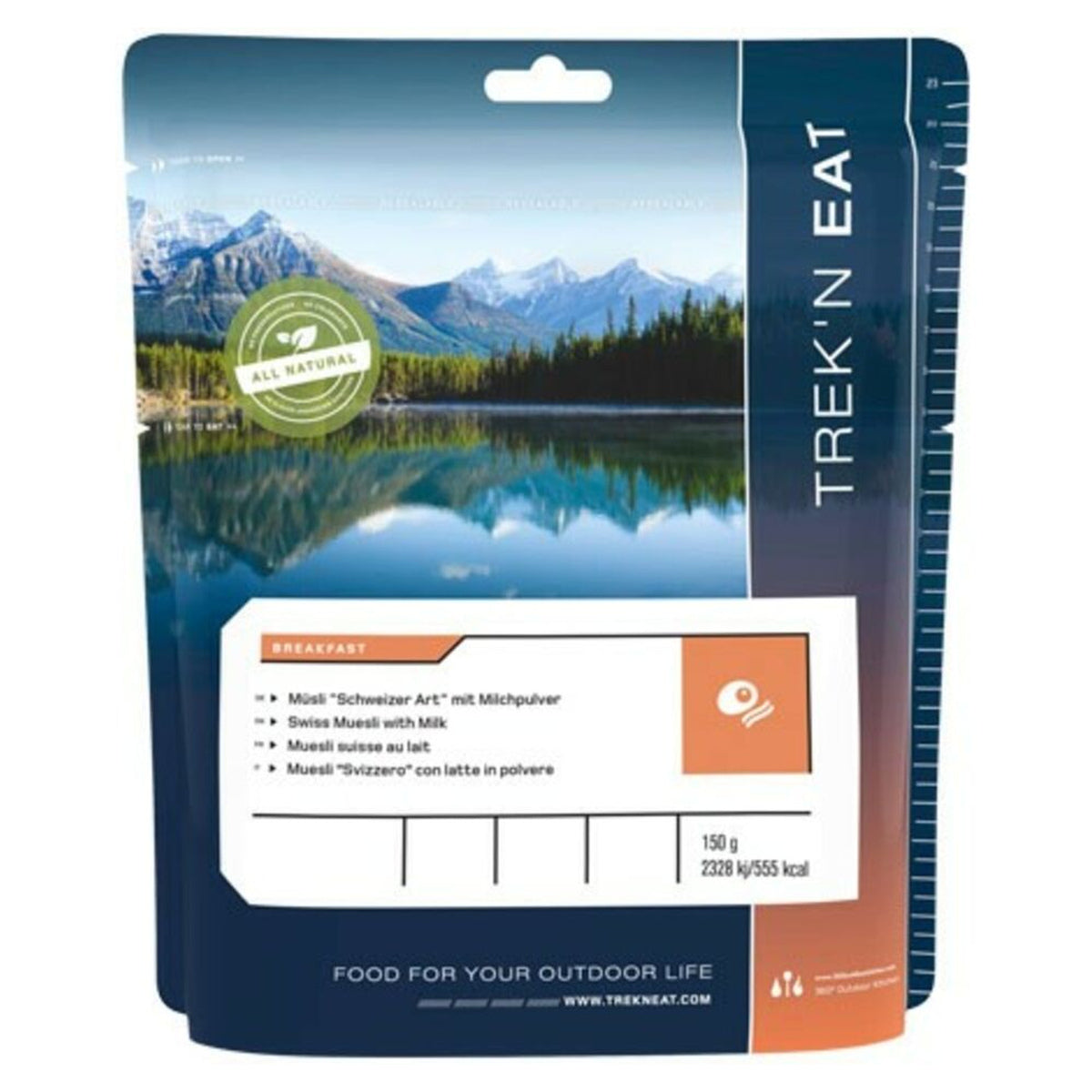 Muesli suizo con leche Trek'n Eat · vista 1