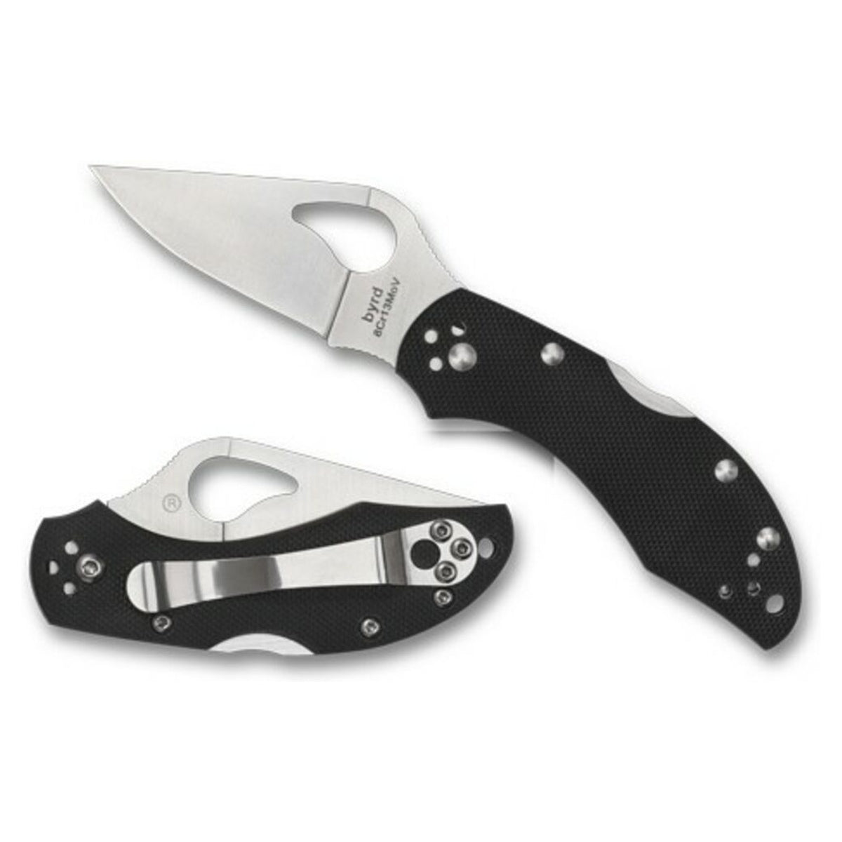 Navaja Byrd Robin 2 con mango G-10 · vista 1