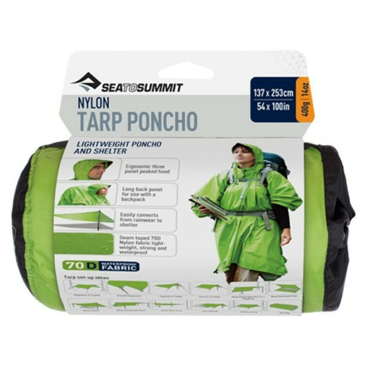 Poncho impermeable de Nylon Sea to Summit · vista 7
