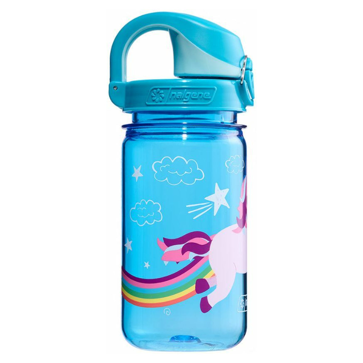 Botella reutilizable niños 350ml unicornio Nalgene OTF Sustain · vista 2