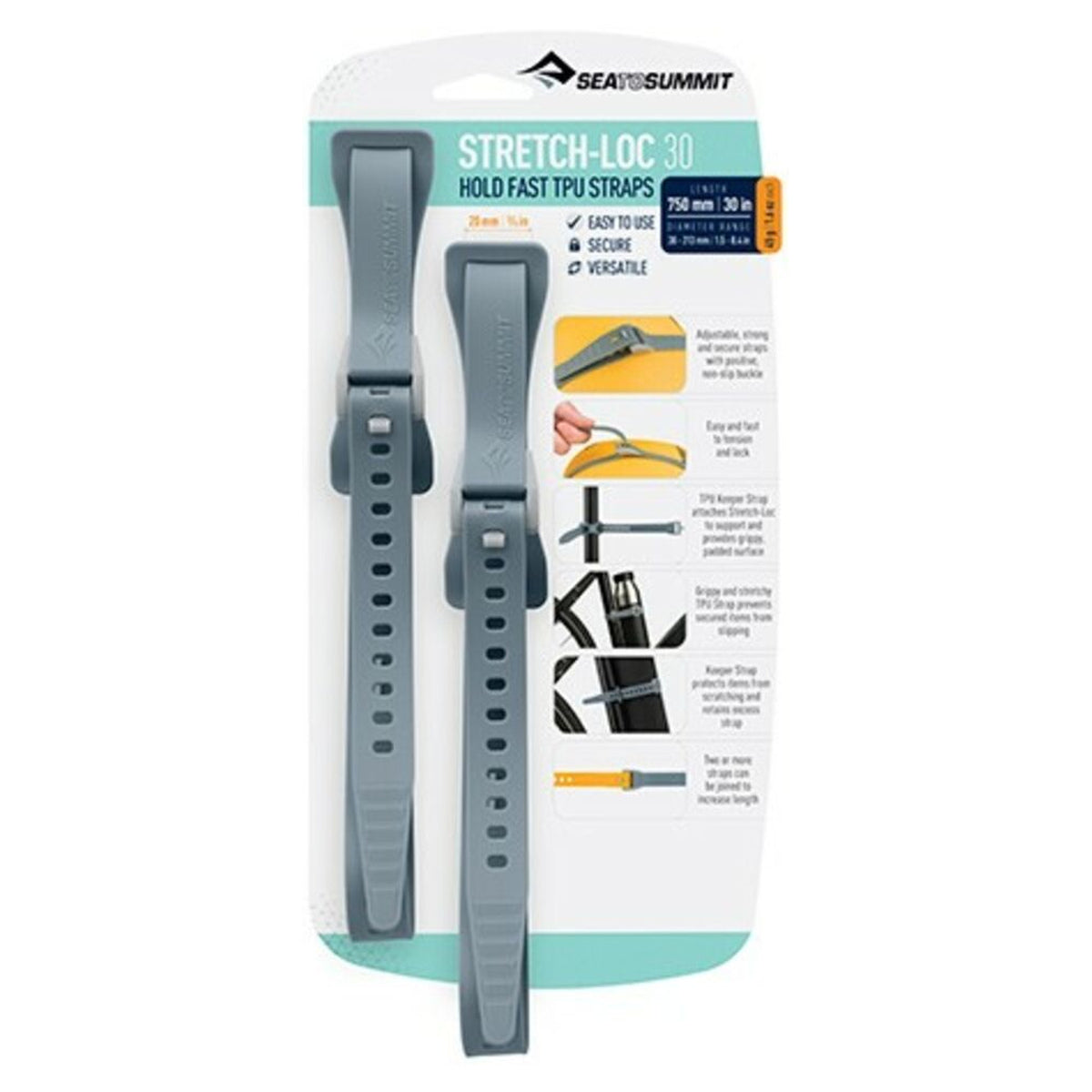 Correas Sea to Summit Stretch-Loc™ · vista 6