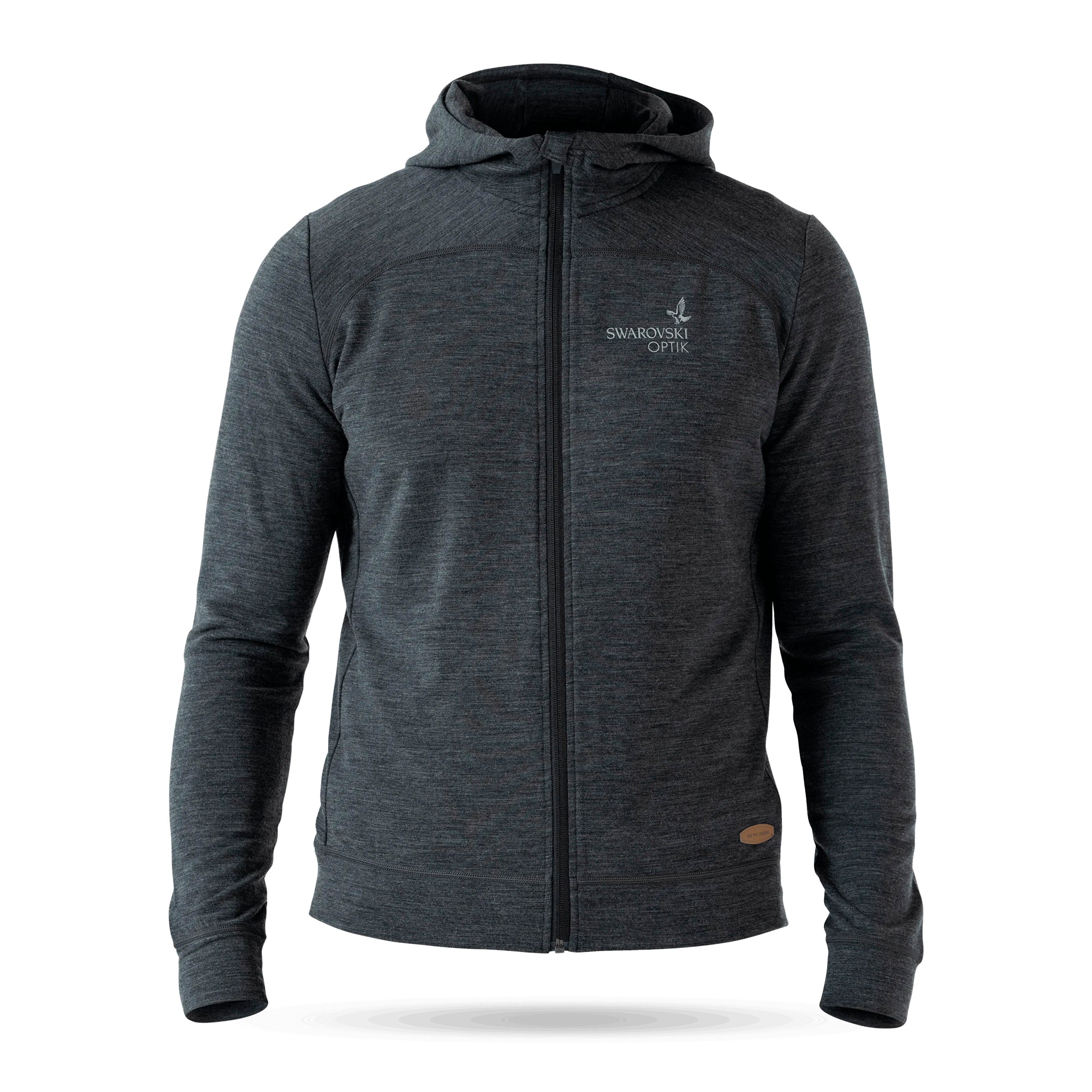 Sudadera con capucha para hombre Swarovski Optik MH Merino