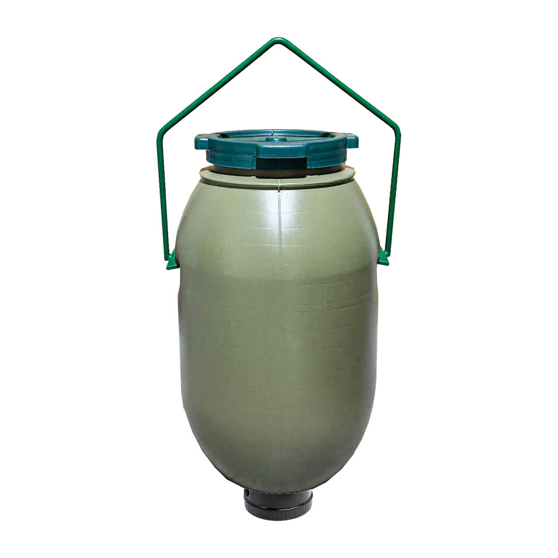 Dispensador automático programable MOULTRIE All in One con bidón de 60L y asa de forja