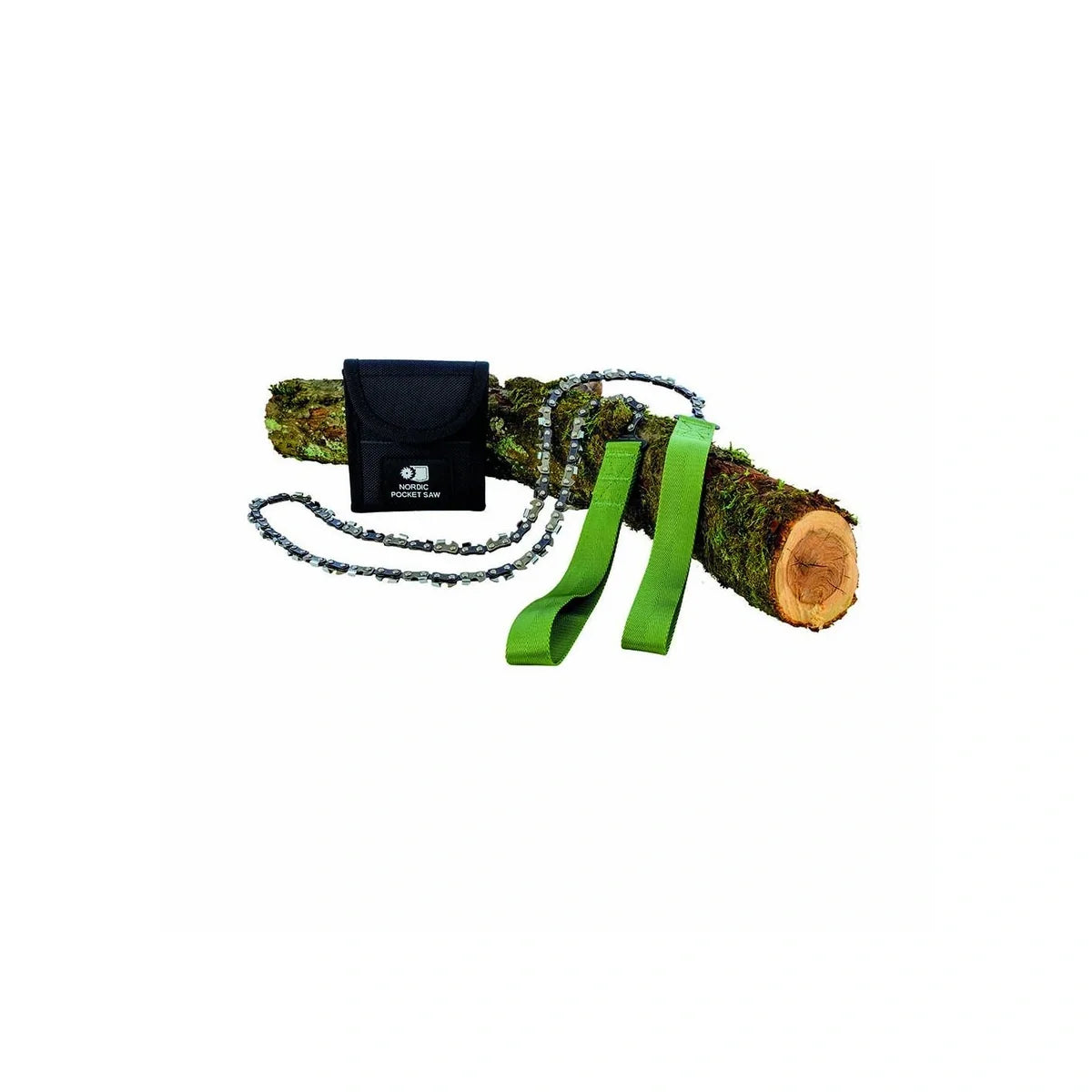 Sierra X-Long asas verdes 93 cm. 50 dientes 2 pers. Nordic Pocket Saw · detalle 2