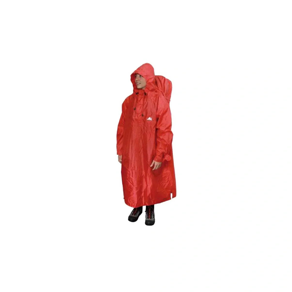 Poncho para lluvia Rojo Marsupio · detalle 2