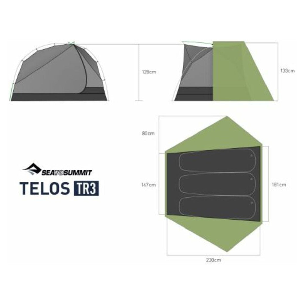 Tienda de campaña Sea to Summit Telos · vista 43