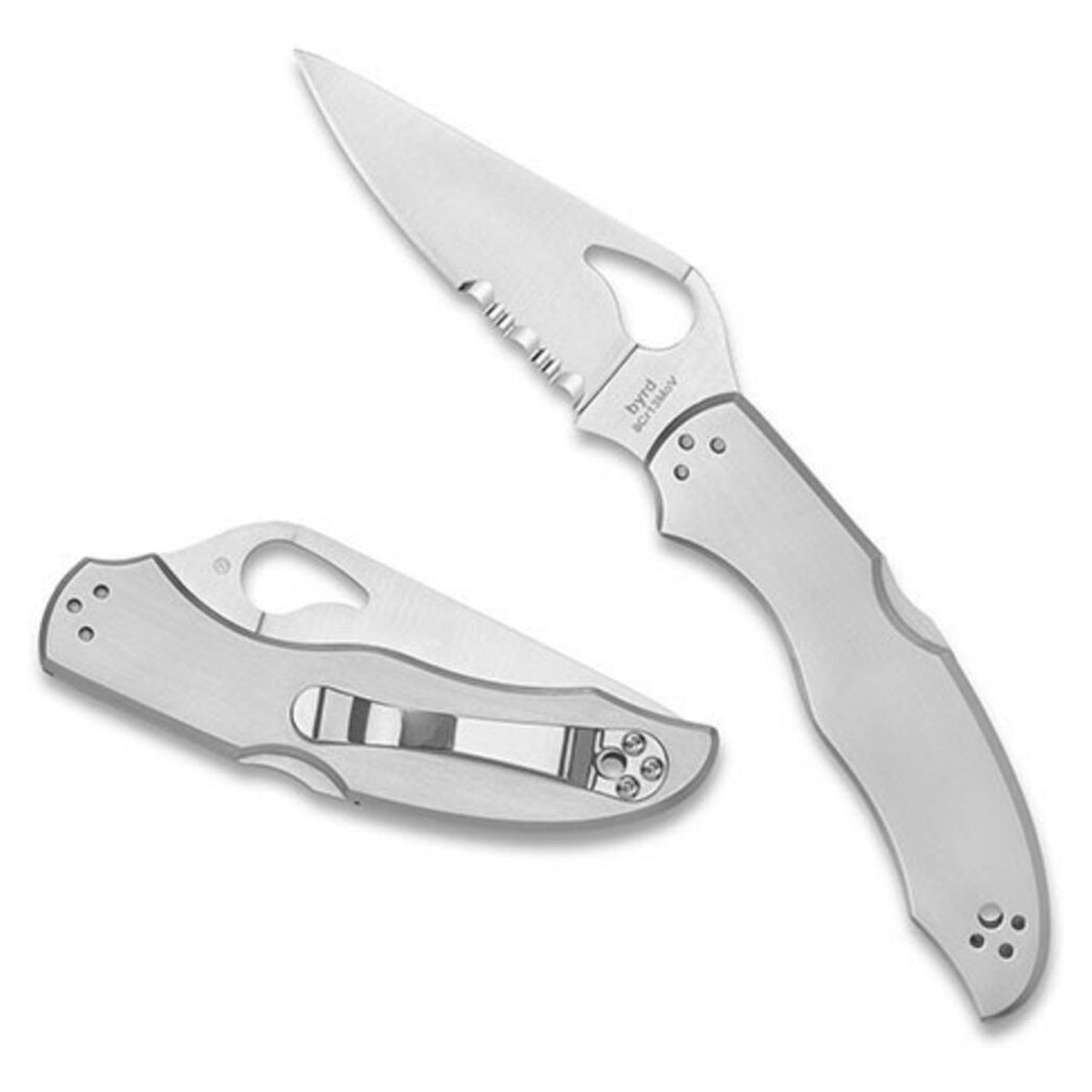 Navaja Byrd Harrier 2 acero inoxidable · vista 8