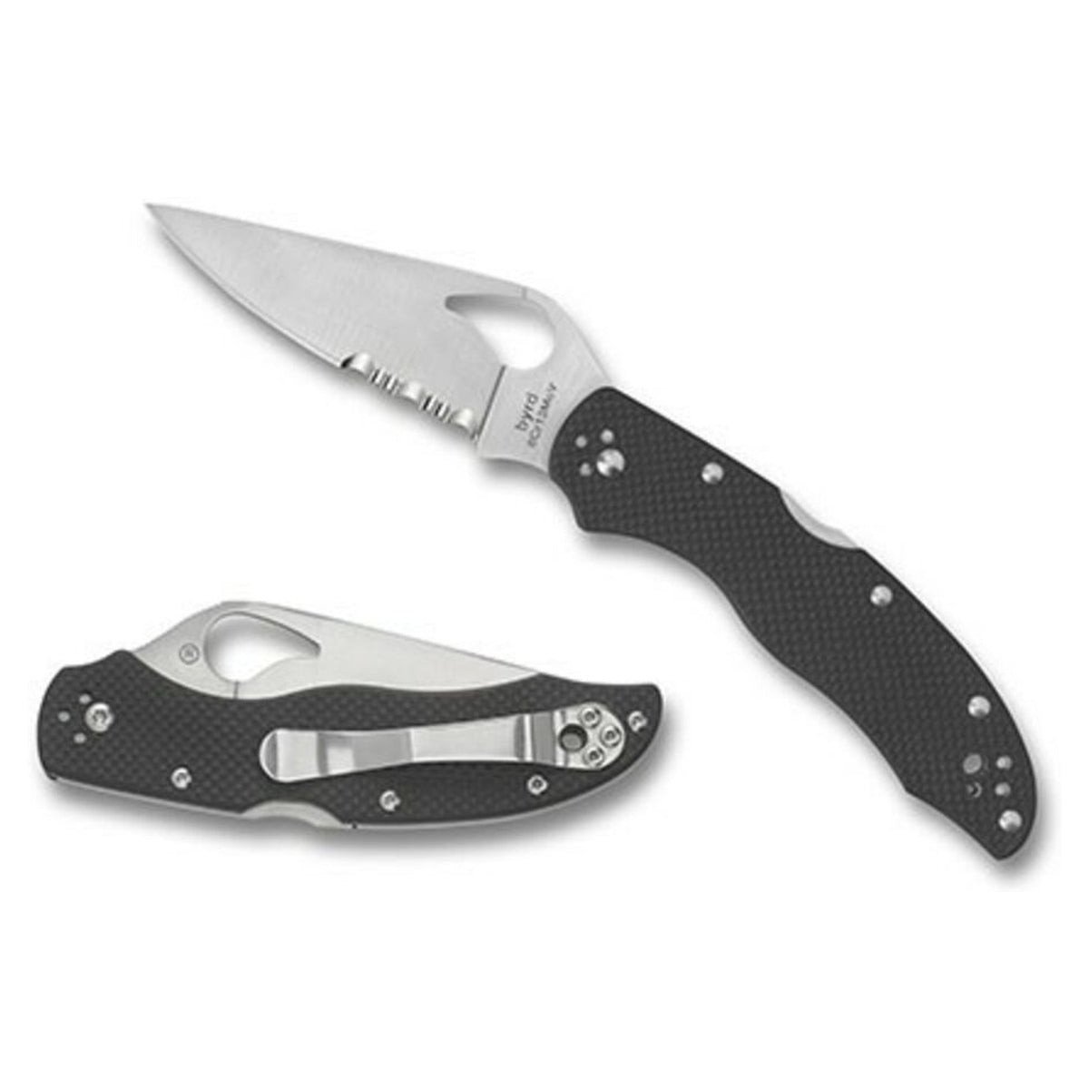 Navaja Byrd Harrier 2 con mango G-10 · vista 8