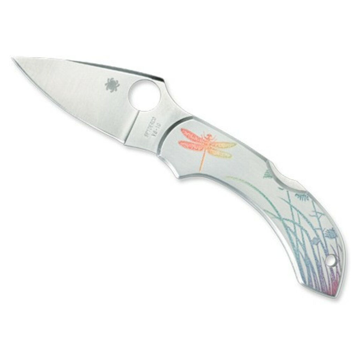 Navaja Spyderco Dragonfly Stainless con mango de acero · vista 2