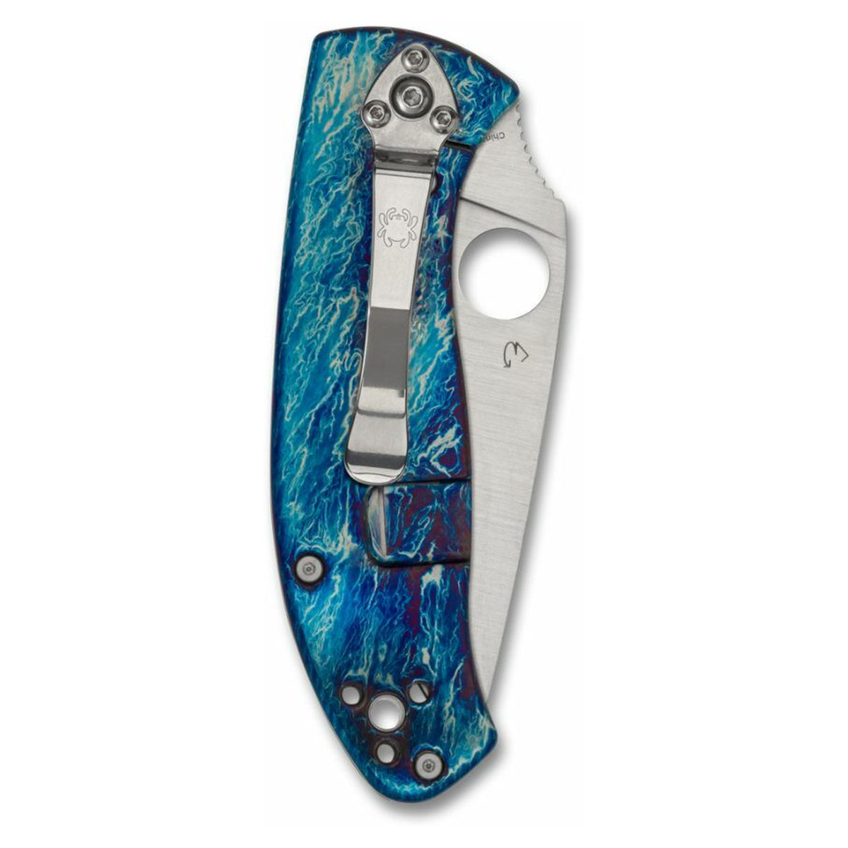 Navaja Spyderco Tenacious R.I.L. Disarray · vista 8