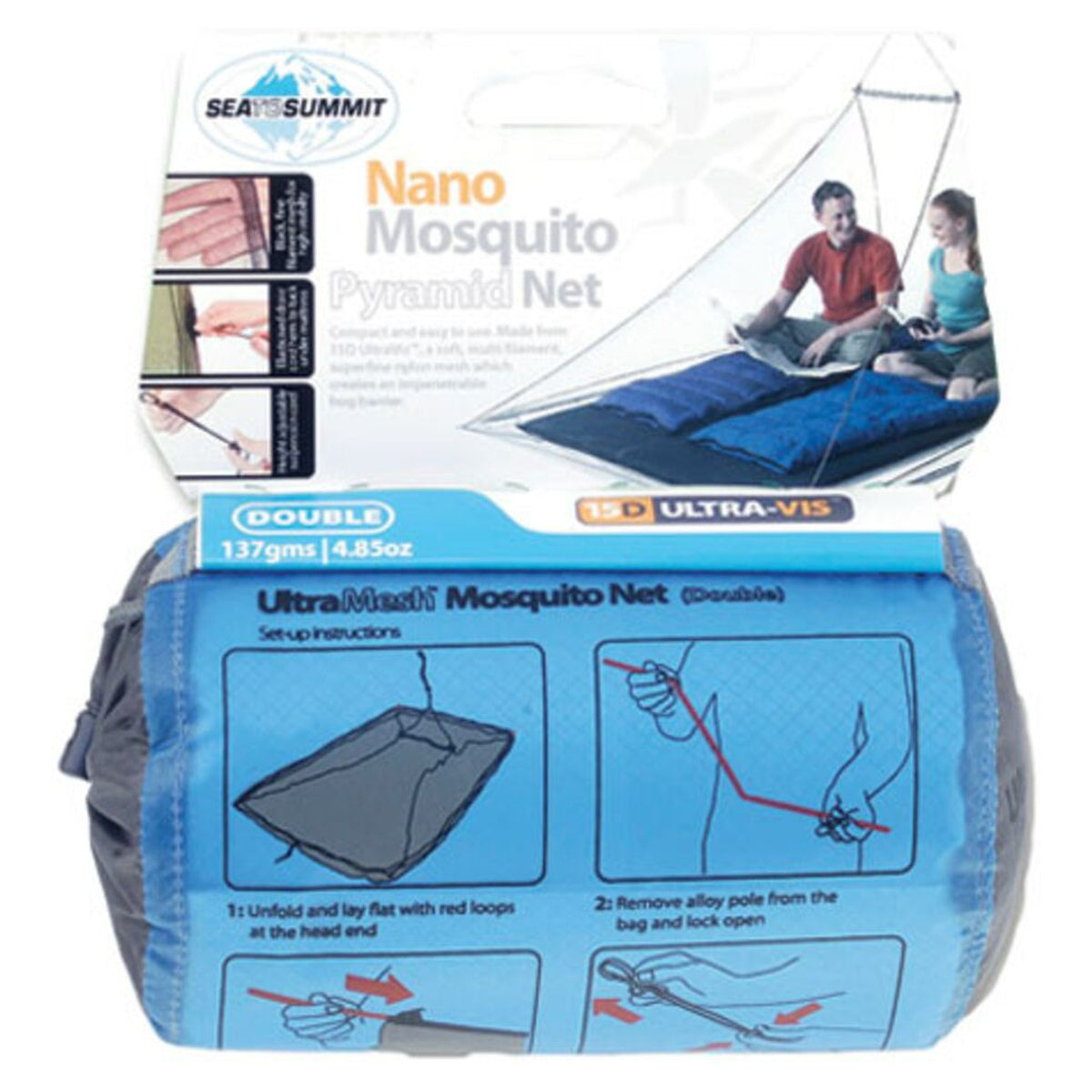 Mosquitera de viaje Sea to Summit Pirámide Nano · vista 2