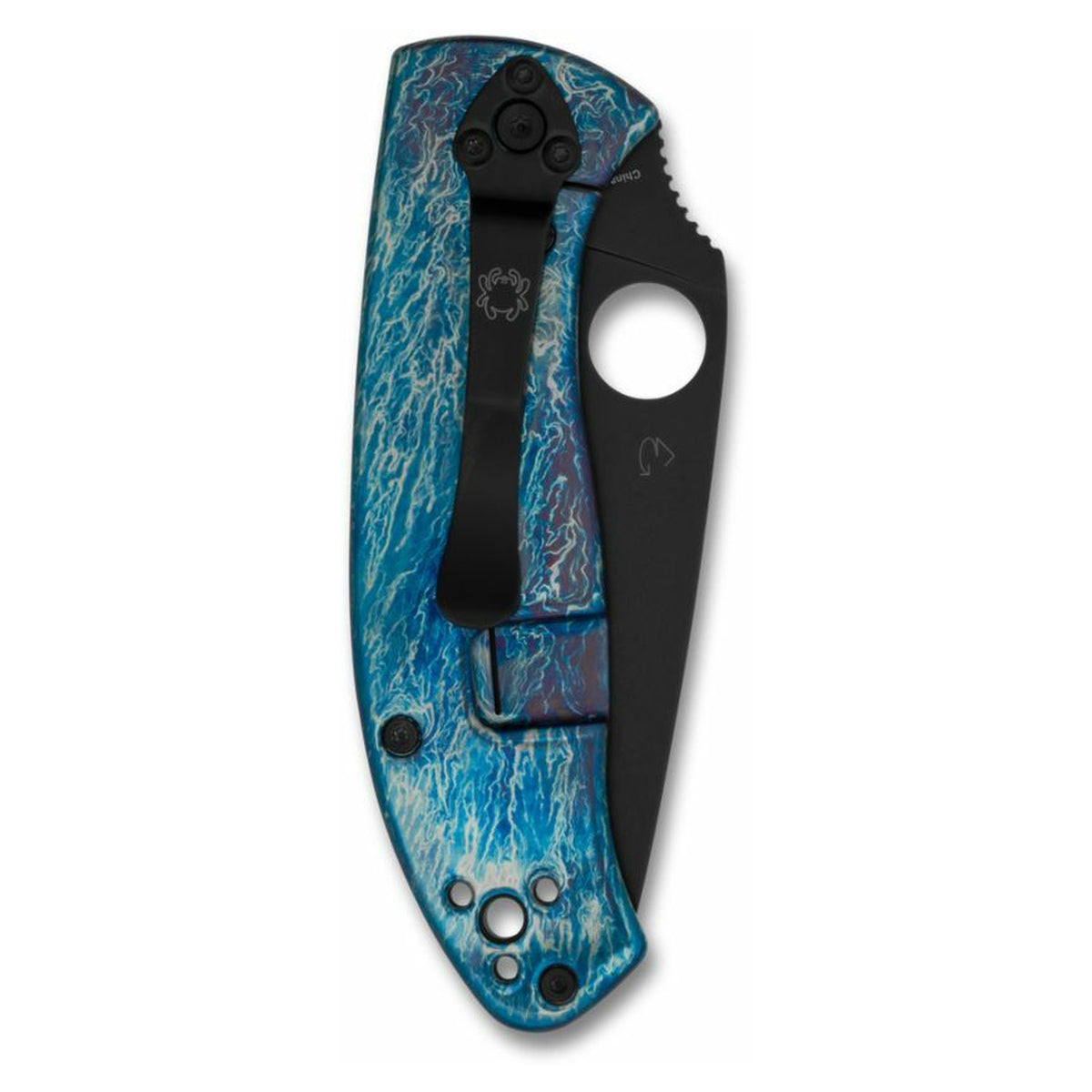 Navaja Spyderco Tenacious R.I.L. Disarray · vista 6