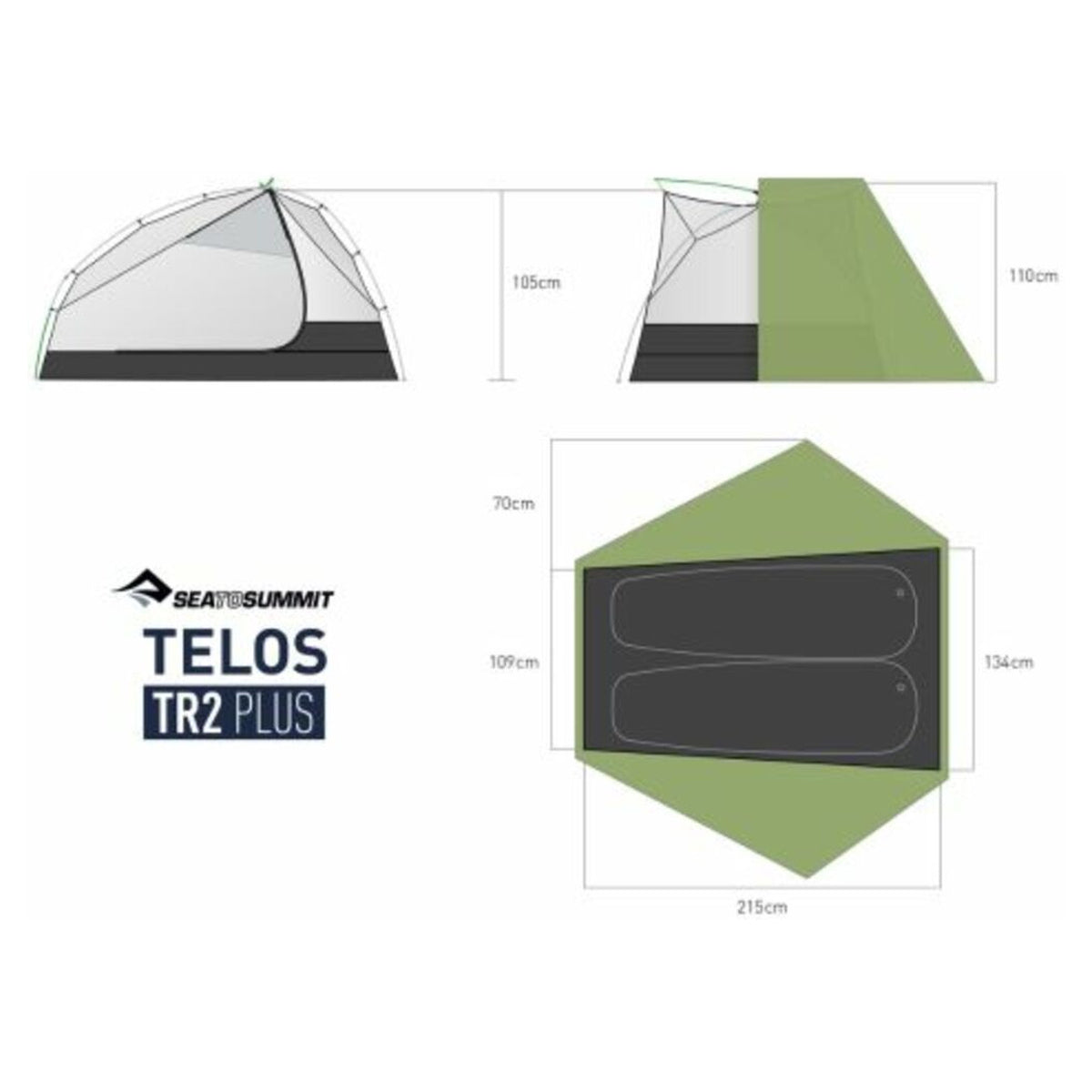 Tienda de campaña Sea to Summit Telos · vista 9
