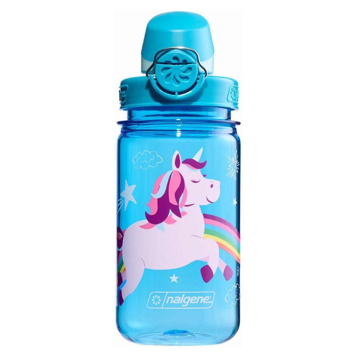 Botella reutilizable niños 350ml unicornio Nalgene OTF Sustain · vista 1