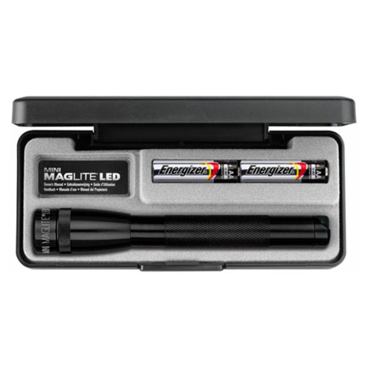 Linterna Mini Maglite AA LED caja · vista 1