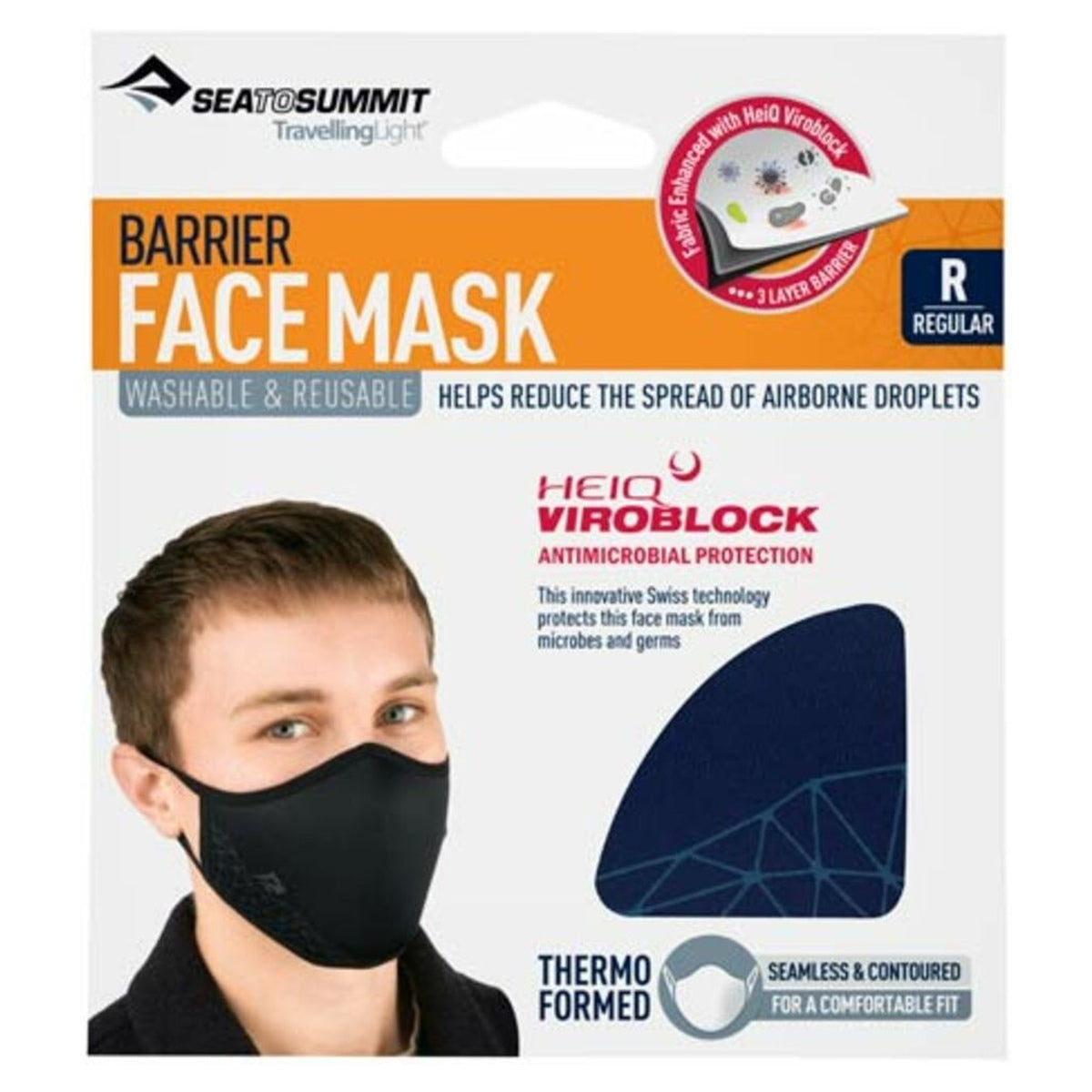 Mascarilla reutilizable Sea to Summit con Heiq Viroblock · vista 23