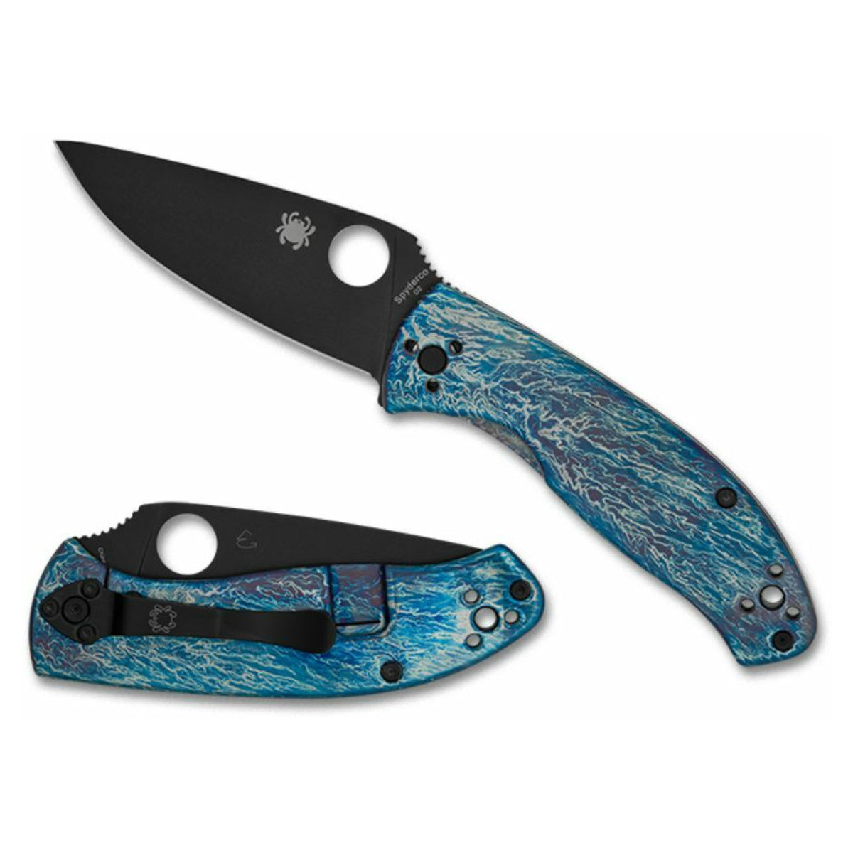 Navaja Spyderco Tenacious R.I.L. Disarray · vista 5