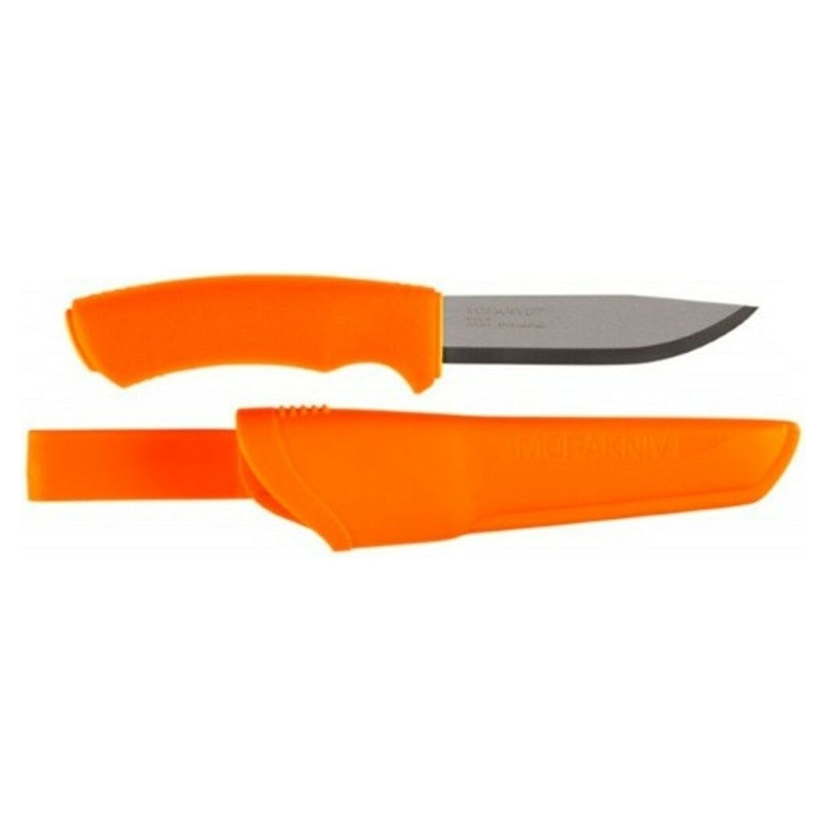 Cuchillo Bushcraft alta visibilidad · vista 1