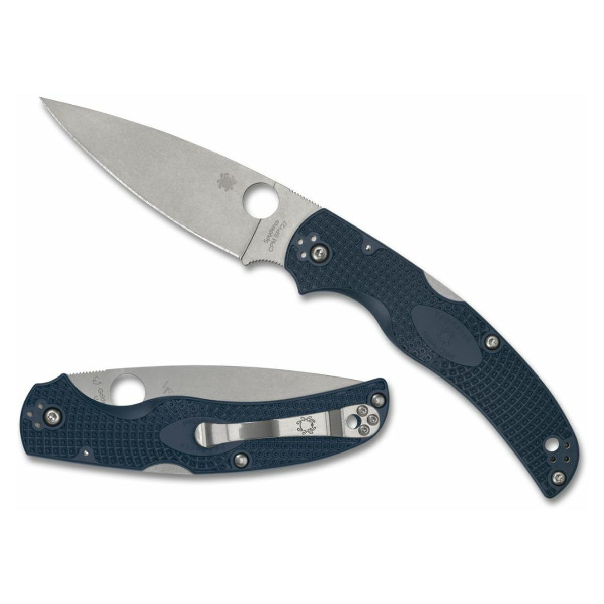 Navaja Spyderco Native Chief Blue Lightweight · vista 1