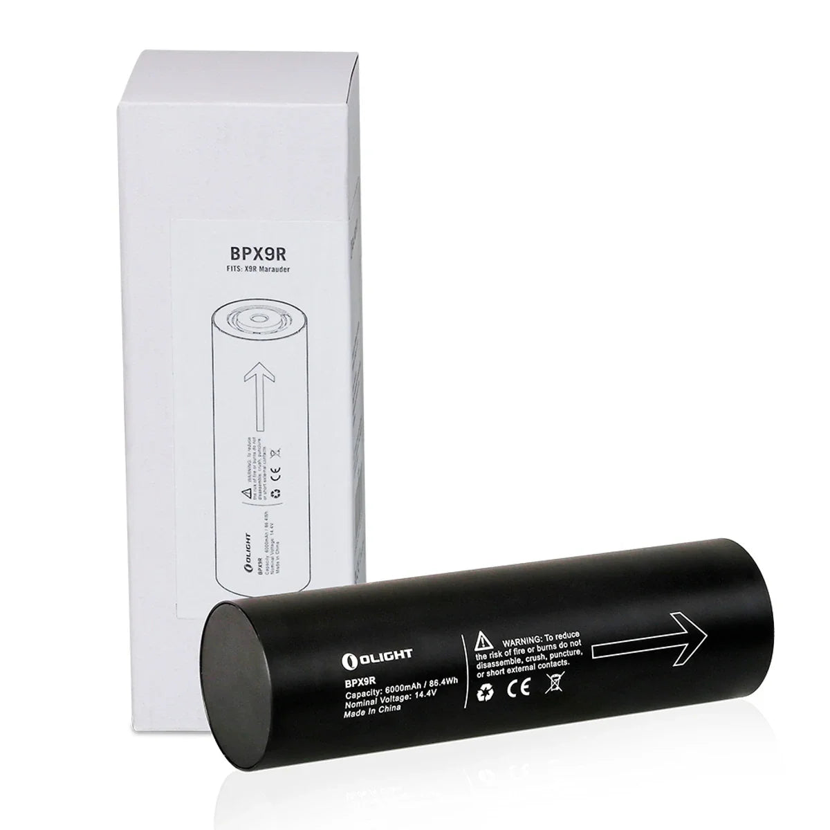 Batería para linterna X9-R Marauder 6,000 mAh Olight - Imagen 2