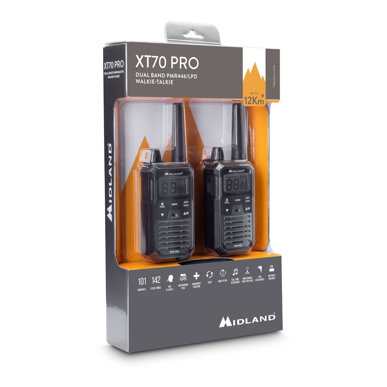 Walkie Talkies MIDLAND XT70 PRO set